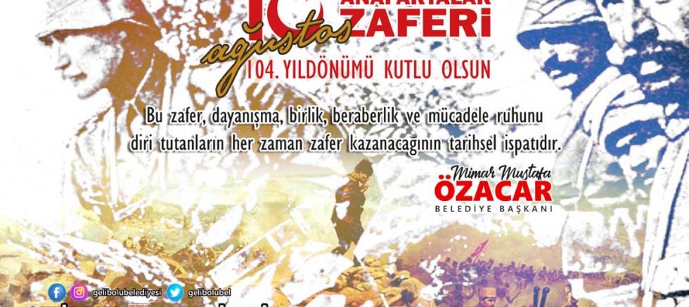 “10 Ağustos, 30 Ağustos Zaferine Giden Yoldur”
