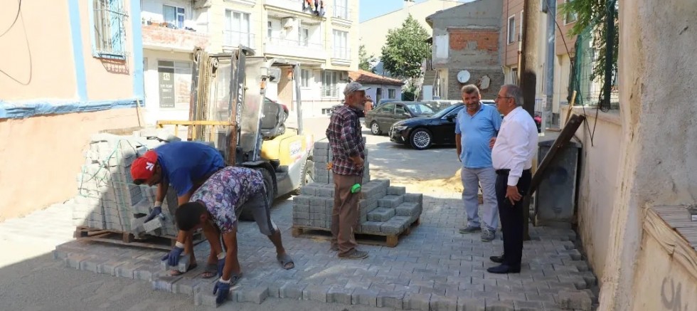Has Ahmet Sokak’ta Üstyapı Çalışmaları Başladı