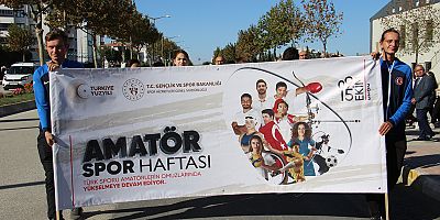 Amatör Spor Haftası Kortej Yürüyüşü Gerçekleştirildi