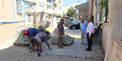 Has Ahmet Sokak’ta Üstyapı Çalışmaları Başladı