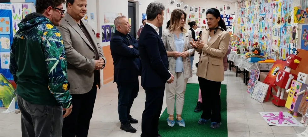 26 Kasım İlkokulu’nda Özel Eğitim Sınıfları Yıl Sonu Sergisi Açıldı