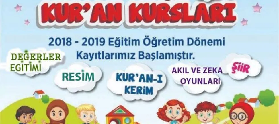 4-6 YAŞ KUR’AN KURSLARI KAYITLARI BAŞLADI