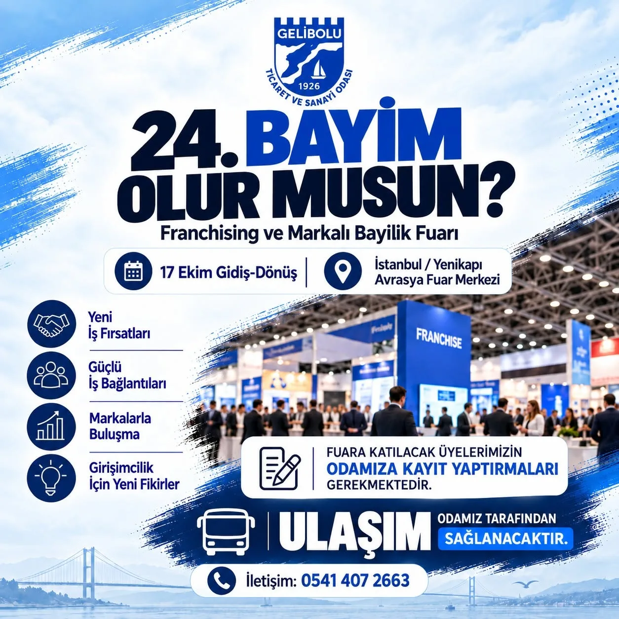 GTSO’dan Üyelere ‘Bayim Olur Musun?’ Fuarına Ulaşım Desteği