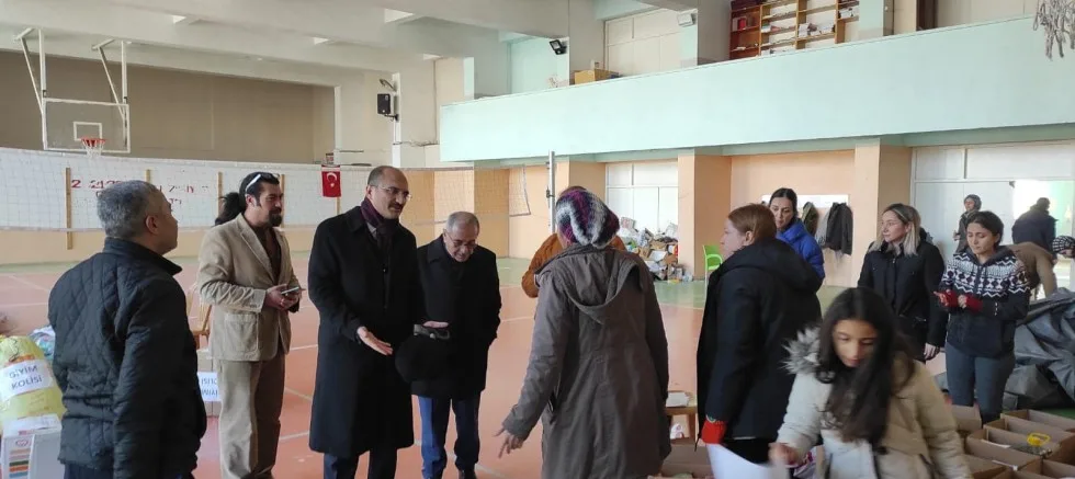Afet Koordinasyon Merkezinde İnceleme