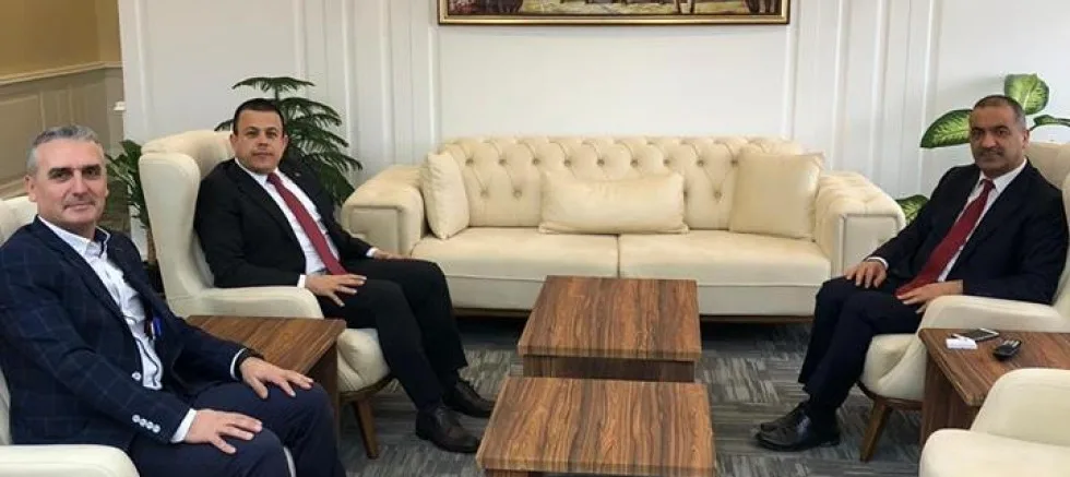AK PARTİ BELEDİYE BAŞKAN ADAYI ÇETİN’ İN KAYMAKAM KILINÇKAYA’YA ZİYARETİ