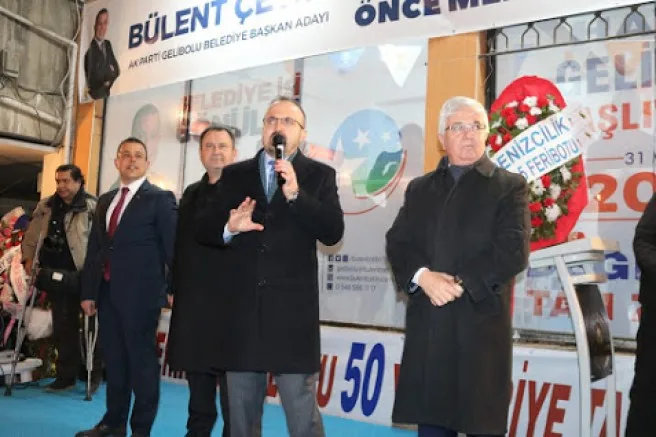 Ak Parti Grup Başkan Vekili Turan Merkez Seçim  Bürosu Açılışı ve Futsal Turnuvası Finali için ilçemizdeydi