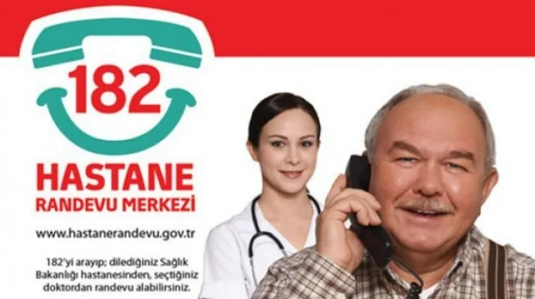 “ALO 182” RANDEVU  SİSTEMİ KULLANILMALIDIR