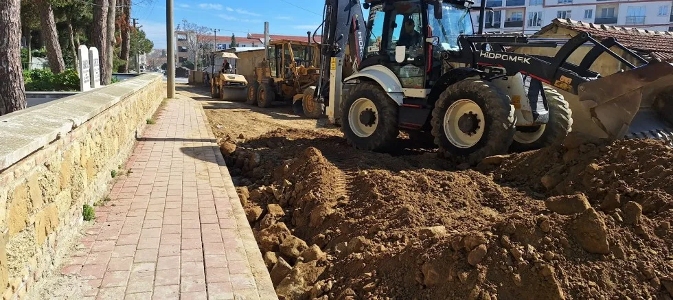 Anafartalar Caddesi’nde Üst Yapı Çalışmaları Başladı