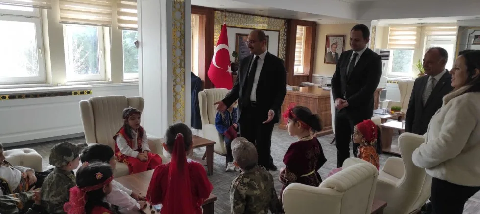Anasınıfı Öğrencilerinden Kaymakam Abacı’ya Ziyaret