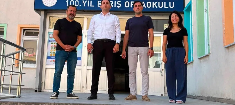 Aydın’dan 100. Yıl Barış Ortaokulu’na Ziyaret