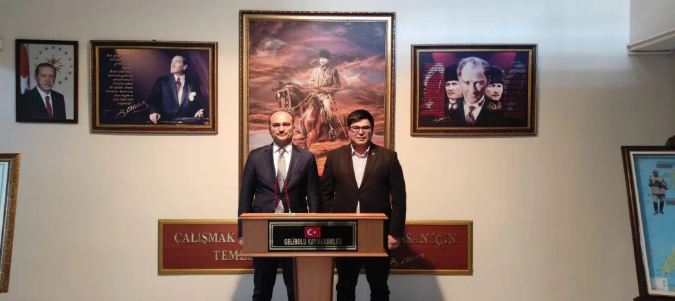 Bahçecik’ten Kaymakam Abacı’ya Ziyaret