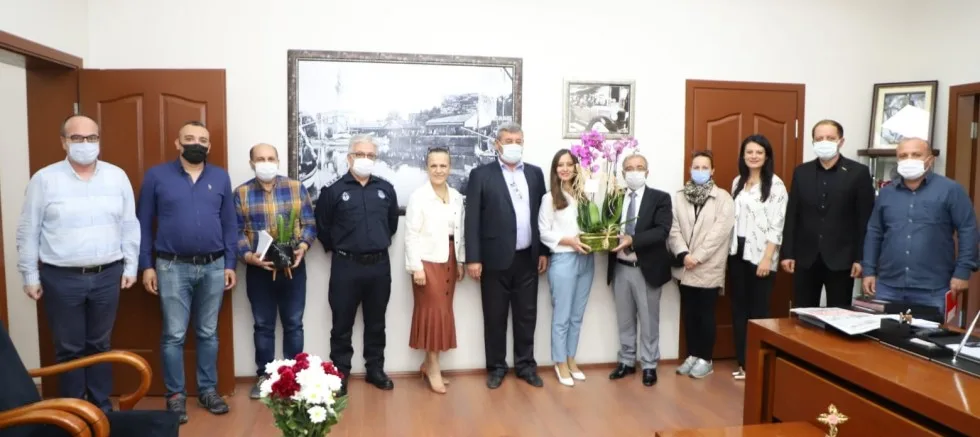 Başkan Özacar’a Mimarlar Günü Kutlaması
