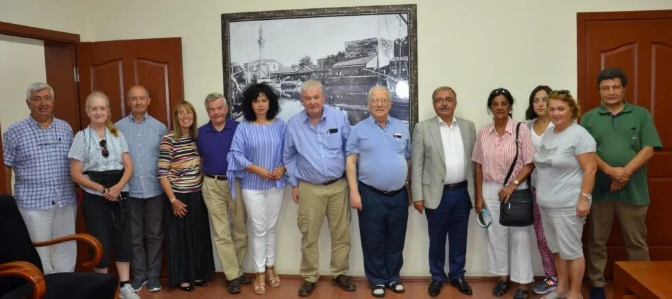 BAŞKAN OZACAR’A ZiYARET Gallipoli and Dardanelles International üyelerinden