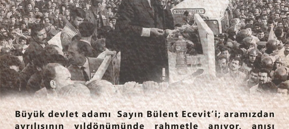 Başkan Özacar’dan Bülent Ecevit’i Anma Mesajı