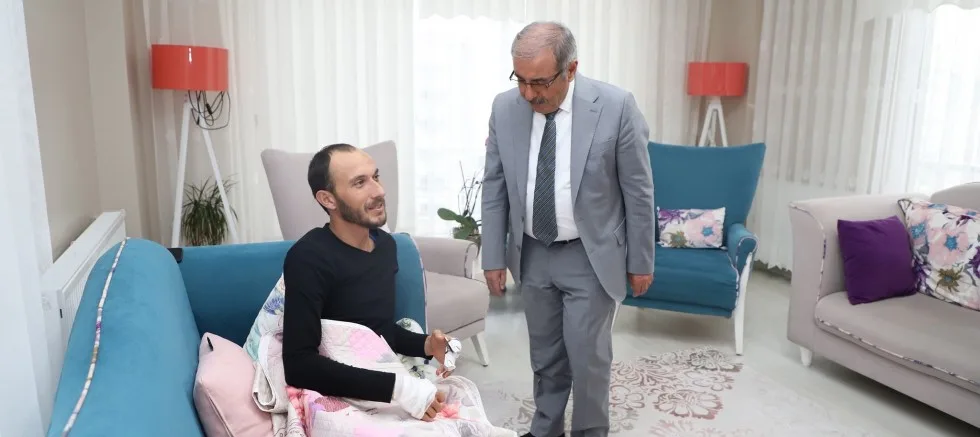 Başkan Özacar’dan İdlip Gazisine Ziyaret