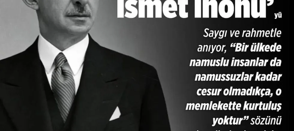 Başkan Özacar’dan İnönü’yü Anma Mesajı