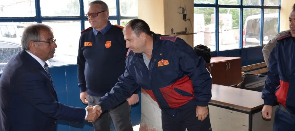 BAŞKAN ÖZACAR’DAN  “İTFAİYE HAFTASI” ZİYARETİ