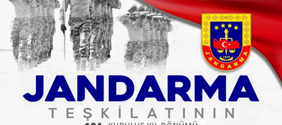 Başkan Özacar’dan Jandarma Teşkilatının Kuruluş Mesajı