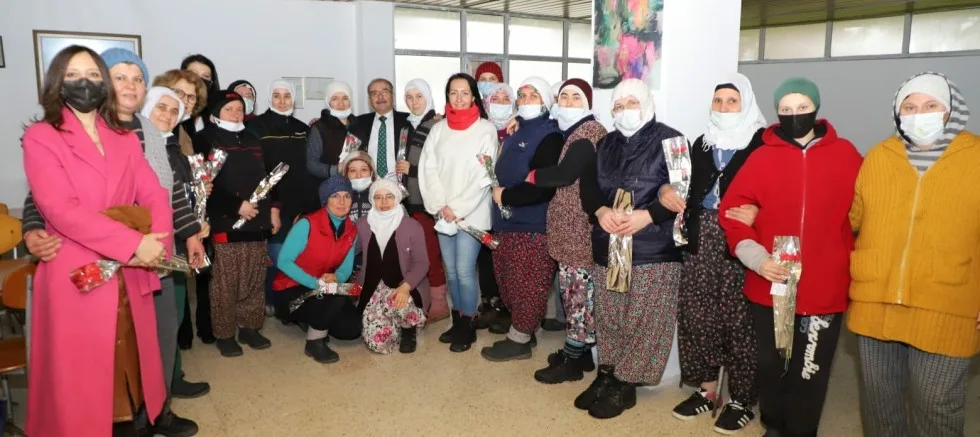 Başkan Özacar’dan Kadınlar Günü Ziyaretleri