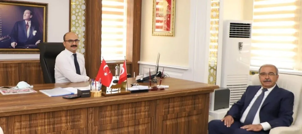 Başkan Özacar’dan Yeni Kaymakam Abacı’ya Ziyaret