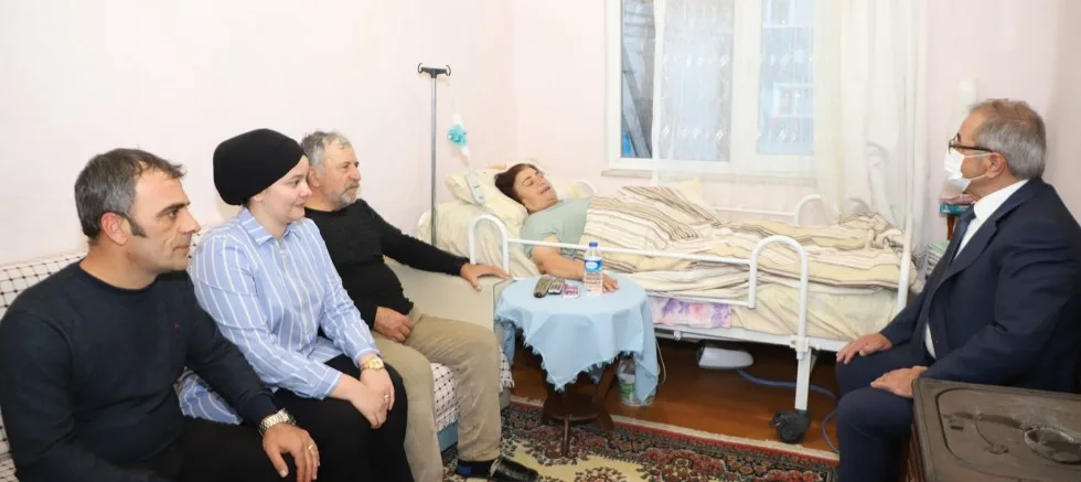 Başkan Özacar, Ev Ziyaretlerine Devam Ediyor