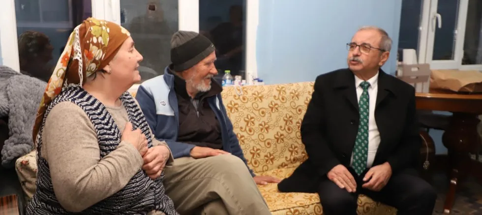 Başkan Özacar, Ev Ziyaretlerine Devam Ediyor