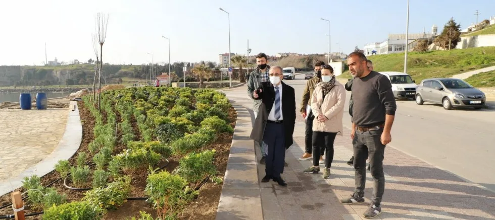 Başkan Özacar, Hamzakoy’daki Çalışmaları İnceledi
