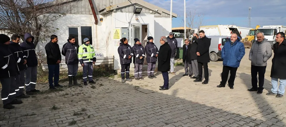Başkan Özacar, Personelinin Yeni Yılını Kutladı