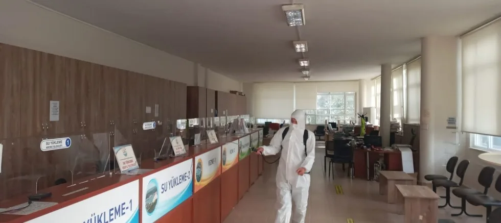 Belediye Dezenfeksiyon Çalışmalarını Sürdürüyor