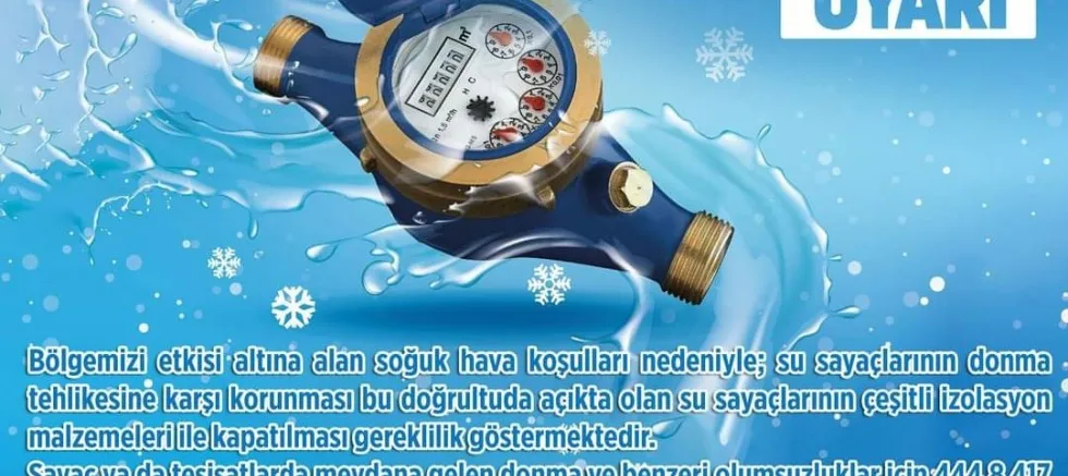 Belediyeden Donma Tehlikesine Karşı Uyarı!