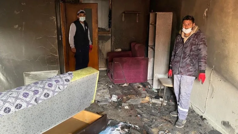 Belediyeden Evi Yanan Vatandaşa Yardım Eli