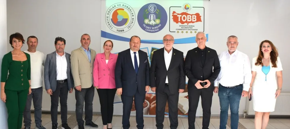 Biga TSO Heyetinden Başkan Deniz’e Ziyaret