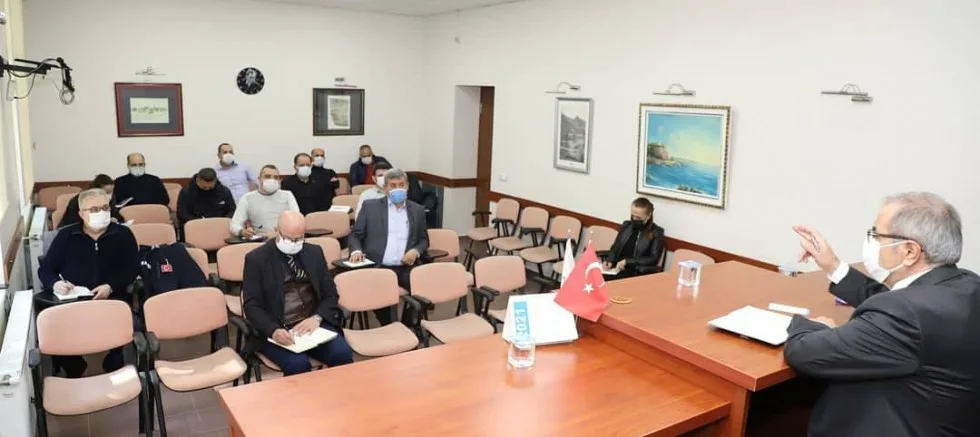 Birim Amirleriyle Haftalık Değerlendirme Toplantısı Yaptıldı