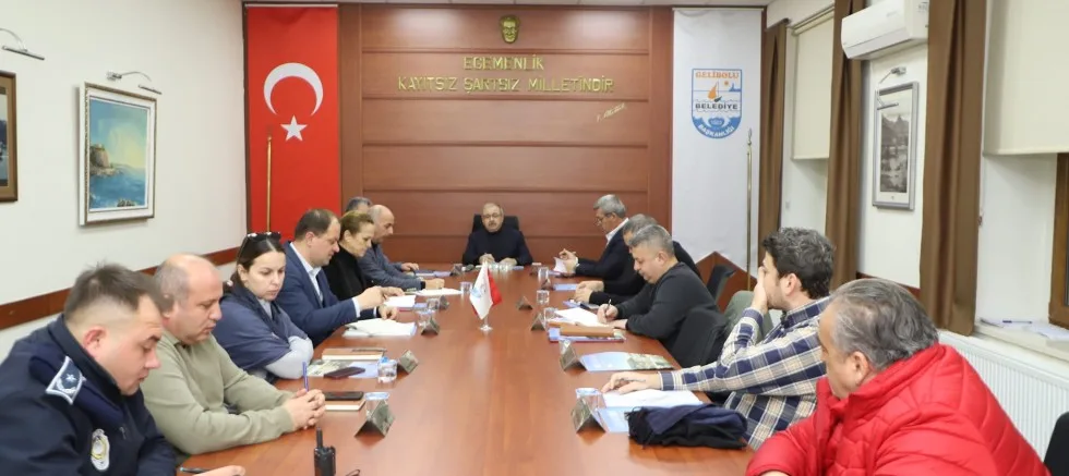 Birim Amirleriyle Toplantı Yapıldı