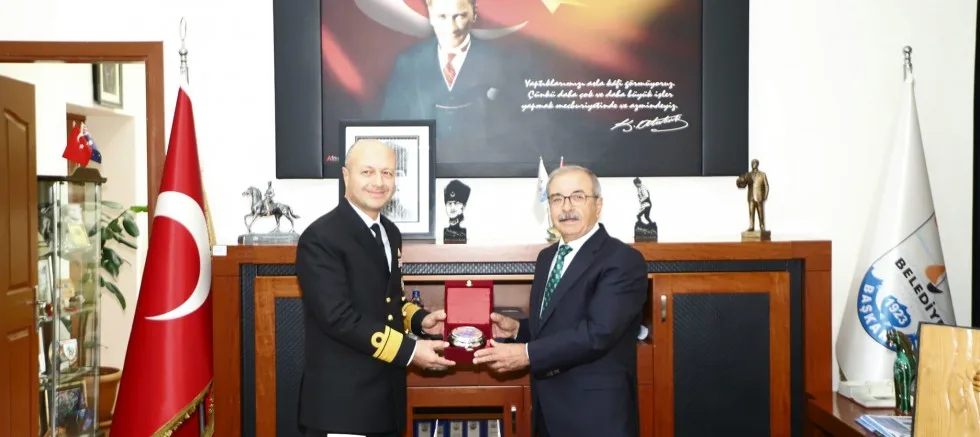 Boğaz ve Garnizon Komutanı Biçen’den Belediye Başkanı Özacar’a Ziyaret