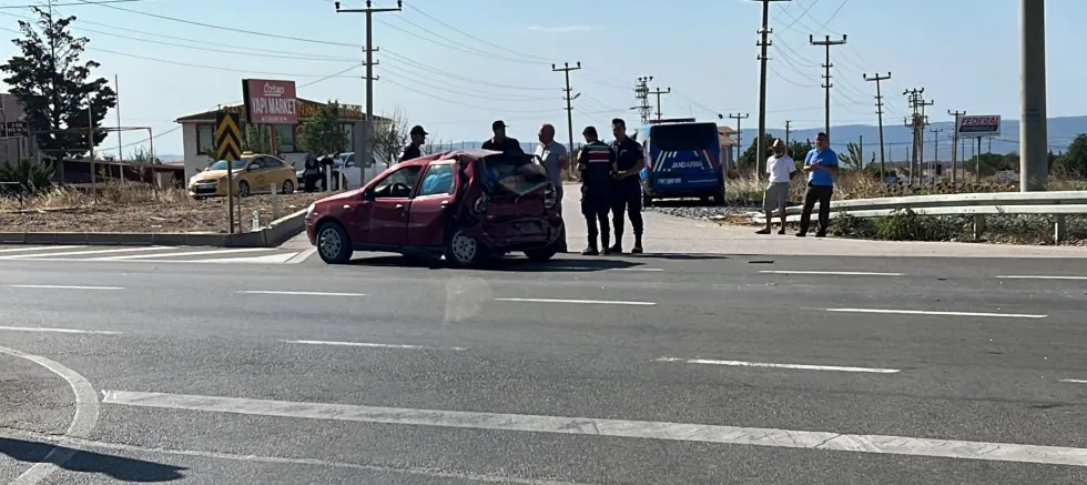 Bolayır Kavşağında Trafik Kazası