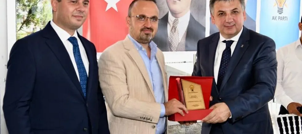 BÜLENT TURAN iLÇEMiZDE ZiYARETLERDE BULUNDU
