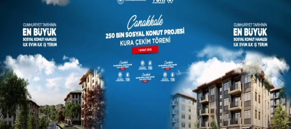 ‘Çanakkale’de Bin 290 Konut Hak Sahiplerini Buldu’