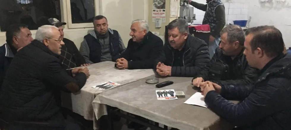 CHP İL GENEL MECLİS ÜYELERİ KÖY ZİYARETLERİNE DEVAM