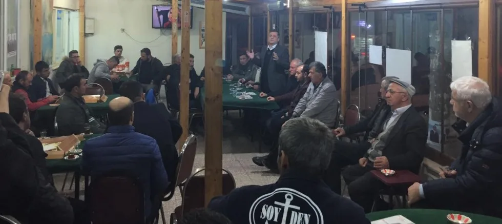 CHP İL GENEL MECLİS ÜYESİ ADAYLARINDAN KÖYLERE ZİYARET