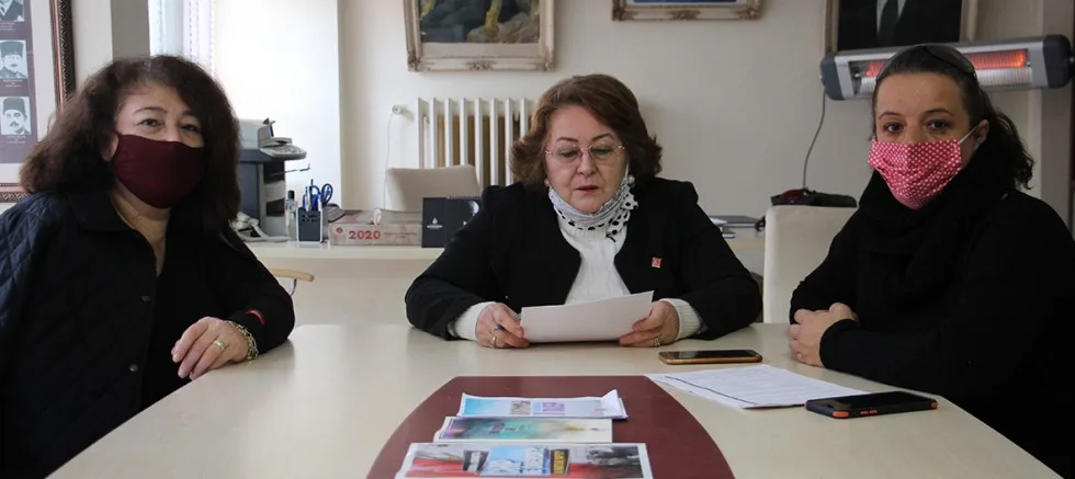 CHP Kadın Kollarından Eş Zamanlı Basın Açıklaması!