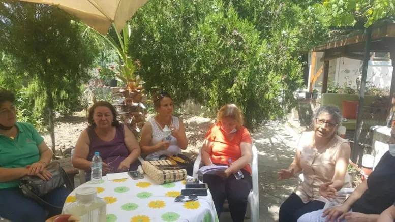 CHP ve İyi Partili Kadınlardan Çardak Ziyareti