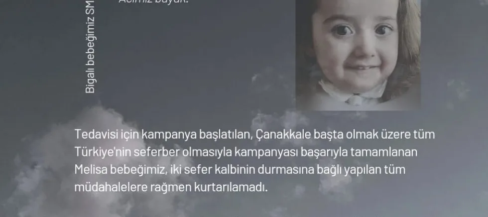 Coşkun’dan Melisa Bebek İçin Baş Sağlığı Mesajı
