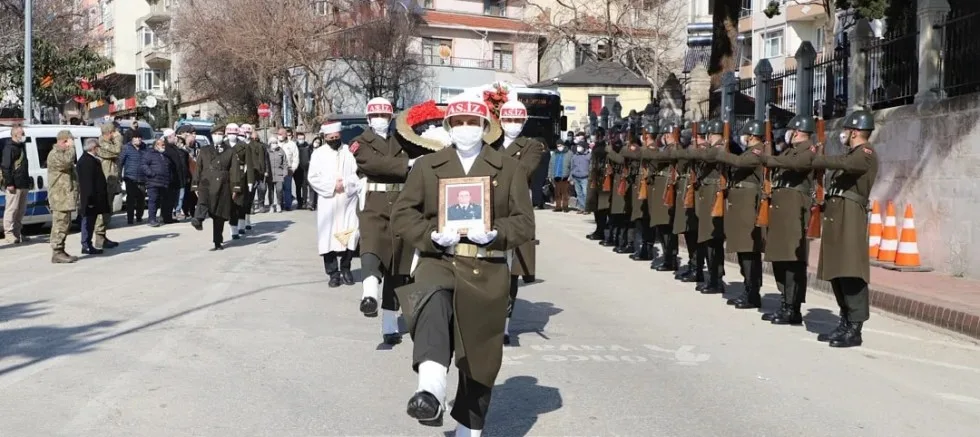 Emekli Yarbay Demir, Askeri Törenle Uğurlandı