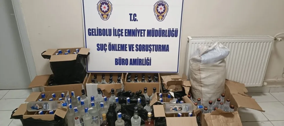 Emniyetten Sahte Alkol Operasyonu
