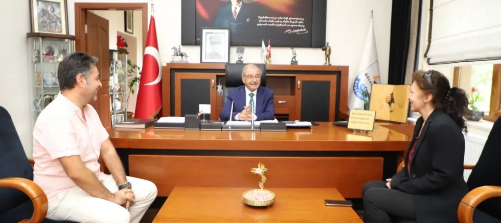 Fen Lisesi Müdüründen Başkan Özacar’a Ziyaret