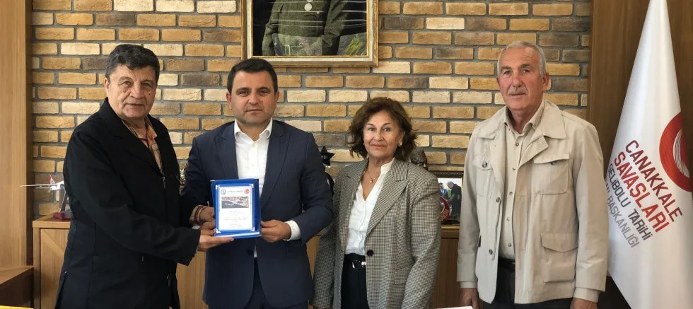Gelibolu Derneği’nden Alan Başkanına Teşekkür Ziyareti
