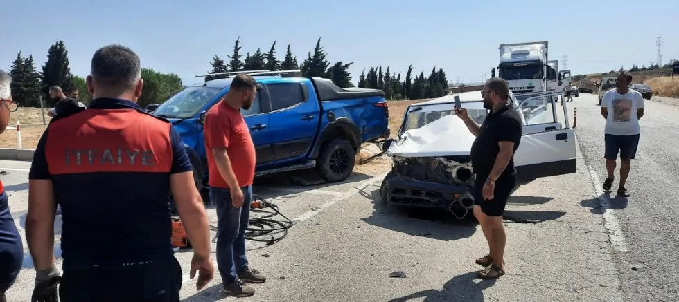 Gelibolu-Eceabat Karayolunda Yaralamalı Trafik Kazası