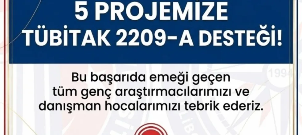 Gelibolu Piri Reis MYO’nun 5 Projesine TÜBİTAK 2209-A Desteği