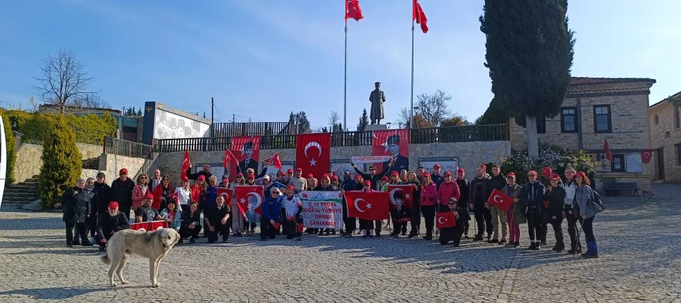GESDAK, Anafartalar Şehitleri Anma Yürüyüşü Gerçekleştirdi